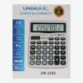 Unimax UM-1056 Check And Correct Calculator. 