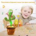 Dancing Cactus Toy Cactus Plush Toys Interesting Children's Toys Children's Early Education Toy Dancing Cactus Plush Toys With Light Funny Singing. 