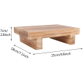 OUMERY 3X Wooden Step Stool for Adults, Bed Stool for High Beds, Kitchen, Bathroom, Closet, Great Wood Step Stool for Adults. 