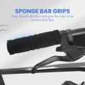 Kqueebee 1 Pair for Bike Bicycle Handle Handlebar Soft Sponge Bar Grips Black. 