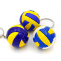 Volleyball Volleyball keychain Portable PVC Ball PVC keyring PVC  Keyring Ball keychain for Volleyball players Sports Team  accessories Gift Men. 
