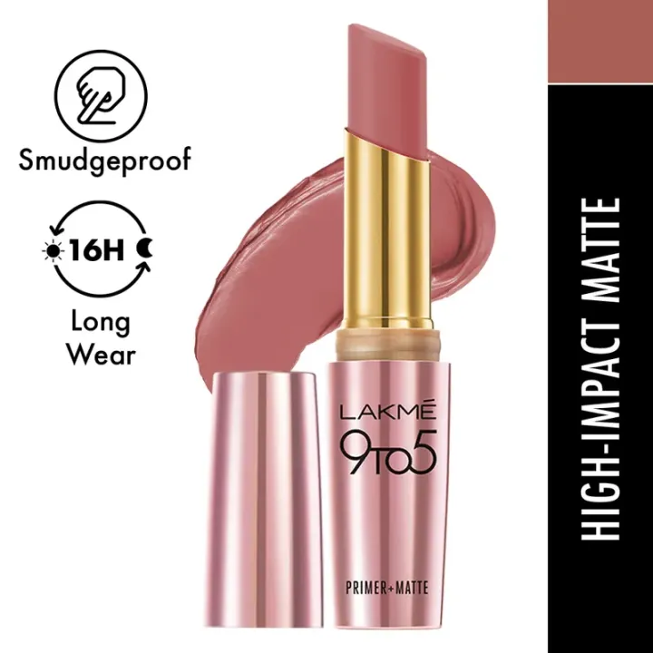 Lakme 9 To 5 Primer+Matte MP9 Nude Touch Lipsticks - (3.6gm)