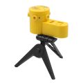 Durable 4 in Laser Level Meter with Rotate Tripod LED Indicator Measuring Laser Ruler Multifunction Vertical Horizontal Laser Level Measuring Tool Wall Level Tool. 