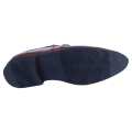 Chocolate Leather None Lace Side Clip On  Black Horse  Formal Shoes For Men. 