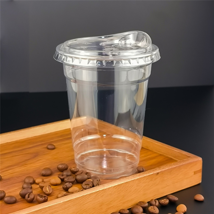 14oz%20Plastic%20Cup%20with%20Direct%20Drinking%20Lid%20Clear%20Disposable%20Cup%20Tasting%20-%20Image%209