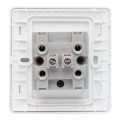 White 20A Two Way DP Switch White (3*3). 