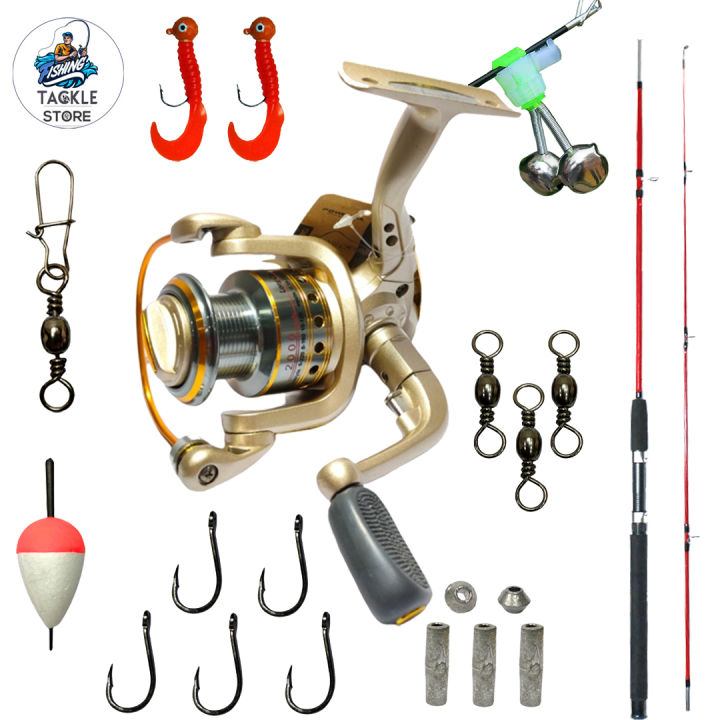 Fishing Rod and Reel Combo - Crocodile 5.5ft 2 Section Rod And Yongchang 2000 Series Reel Combo | Fishing Rod & Reel Combo