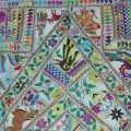 Gujarati Art Floral Design Cotton Table Cloth 2X2.5M. 