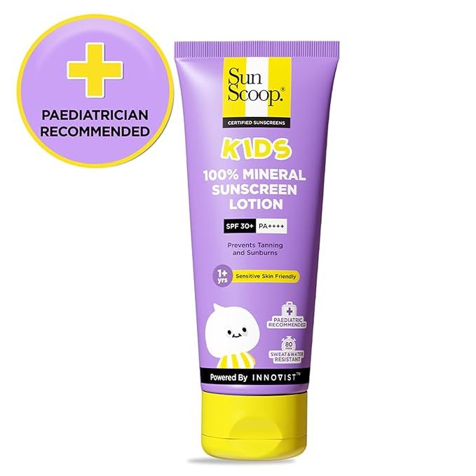 SunScoop%20Kids%20100%25%20Mineral%20Sunscreen%20Lotion%20SPF%2030+%20PA++++%20%7C%20Paediatrician%20Recommended%20%7C%20Prevents%20Tanning%20&%20Sunburn%20%7C%20Sweat%20&%20Water%20Resistant%20%7C%20Safe%20for%20Sensitive%20Skin%20%7C%20for%201+%20Years%20%7C%2075%20gm%20-%20Image%204