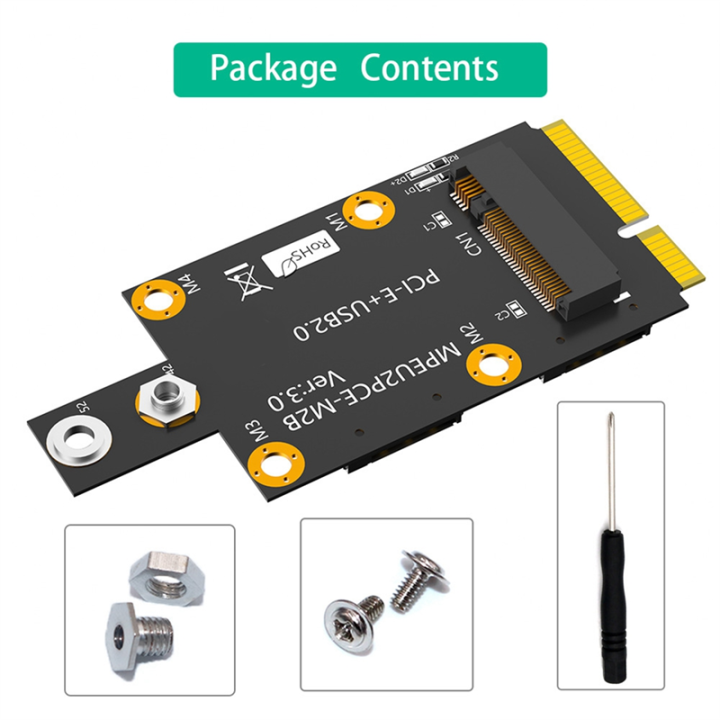 M.2%20Key%20B%20to%20Mini%20PCI-E%20Adapter%20Strap%20Dual%20NANO%20SIM%20Card%20Adapter%20Card%20Support%203G/4G/5G%20Adapter%20Multi-Function%20Convenient%20Module%20-%20Image%204