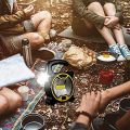 OUMERY Portable Work Lamp LED Lantern Waterproof Emergency Spotlight Rechargeable Floodlight for Outdoor Hiking Camping,Green. 