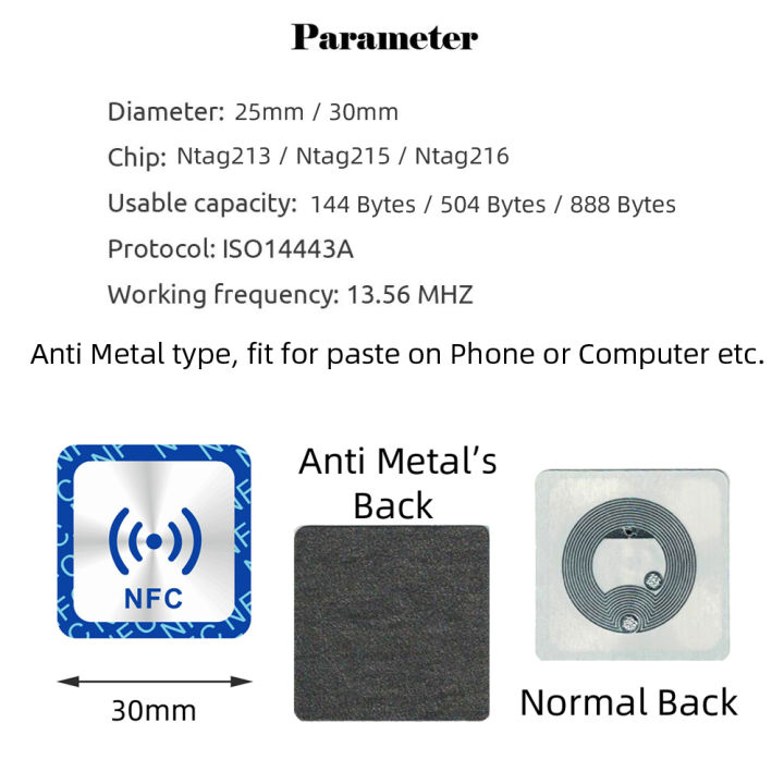 6pcs%20NFC%20Ntag213%20Ntag215%20Ntag216%20TAG%20Sticker%20Ntag%20213%2013.56MHz%20Universal%20Label%20RFID%20Token%20Patrol%20Ultralight%20for%20Amiibo%20Etc%20-%20Image%204