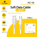 My Power Soft Data Cable Type-C MD08 2 Meters. 