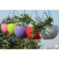 5Pcs 6 Inch Multicolor Hooked Hanging Flower Pot. 