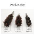 Wenefang Fashion 3Types Anti Static Boar Bristle Hair Brush Wooden Handle Small Round Brush Blow Drying Styling Hair Brush Hair Curly Comb. 