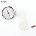 Sutuiying Dial Thermometer with 1.4m Capillary Tube Household Usage Indoor Original Temperature Gauge -40~+40℃/10-120℃ for Refrigerators Oven. 