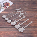 FORIDE Coffee Spoons,18 Pack Cute Teaspoons Stainless Steel Staff Musical Notation Shaped (9 Music Note +9 Guitar). 