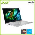 Acer Swift Go 14 | AMD Ryzen 5 7430U | 8GB DDR4 RAM | 512GB NVMe SSD | 14" FHD 60Hz IPS Display | 100% sRGB | HD Cam | BackLit - Finger Print | 1.25 Kg | Windwos 11 | 2 Years Authorized Brand Warranty | Mercantile. 