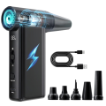 Compact Mini Fan, 130000RPM Air Duster for Efficient Cleaning in Home or Car Electronics. 