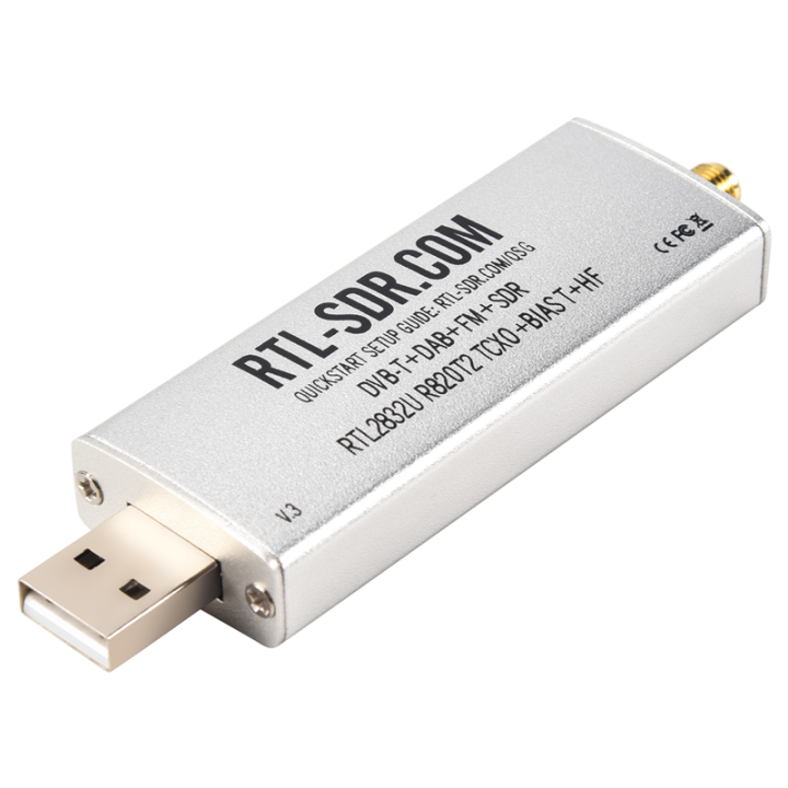 RTL SDR V3 R820T2 RTL2832U 1PPM TCXO SMA RTLSDR Communication System ...