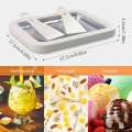 Ice cream making stainless steel freezing multifunctional maker, stir-fried yogurt plate, shaved ice. 
