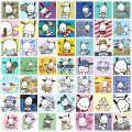 Linman 50pcs Sanrio Stickers Cute Cinnamoroll Kuromi My Melody Stick er For Laptop Phone Case Girls Sanrio Anime Stickers Kids Toys. 