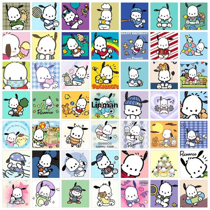 Linman%2050pcs%20Sanrio%20Stickers%20Cute%20Cinnamoroll%20Kuromi%20My%20Melody%20Stick%20er%20For%20Laptop%20Phone%20Case%20Girls%20Sanrio%20Anime%20Stickers%20Kids%20Toys%20-%20Image%204