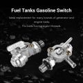 NAMUNY 2X Universal Gasoline Faucet Gasoline Switch for Generator Gasmotor Fuel Tanks. 