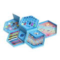 Set of 46 Pieces Color Box - Multicolor Drawing & Painting Set with Crayons, Color Pencils, Watercolors, Sketch Pens & More | Creative Art Box for Kids & Artists. 