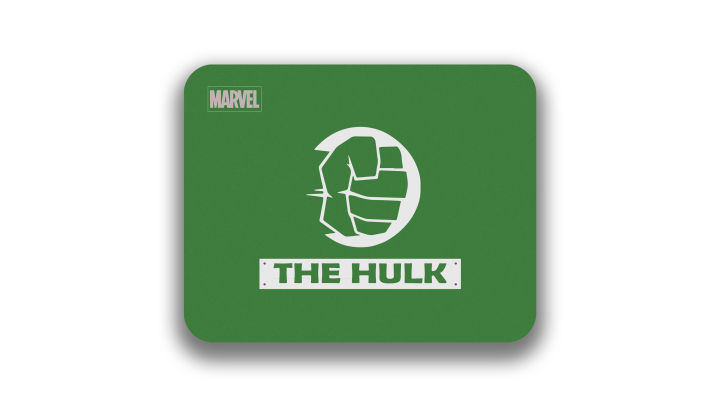 Marvel Hulk Green Rectangular Gaming printed Mouse Pad