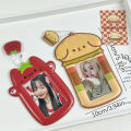 3 Inch Cute Photocard Holder Kpop Photo Card Organizer Idol Photo Albums Keychain Bag Hanging Pendant Student Stationery Queena. 