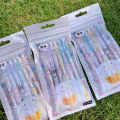Sweet Journal 6PCS 0.5mm Sanrio Pen Gel Pen Exam Pens Diary Journal Pressing Pens Black Ink. 