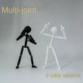 Assembly Multi-Jointed Multi Joint Stickman Toy 3D Printing Model Doll 3D Printed Mannequin Action Figure Novelty Stickman Assembled Robot Kids Adults. 