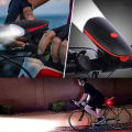 USB Rechargable Ultra Bright Bike Light Set With Horn | Rechargeable Bike Light For Safety Night Riding ( Multicolor). 
