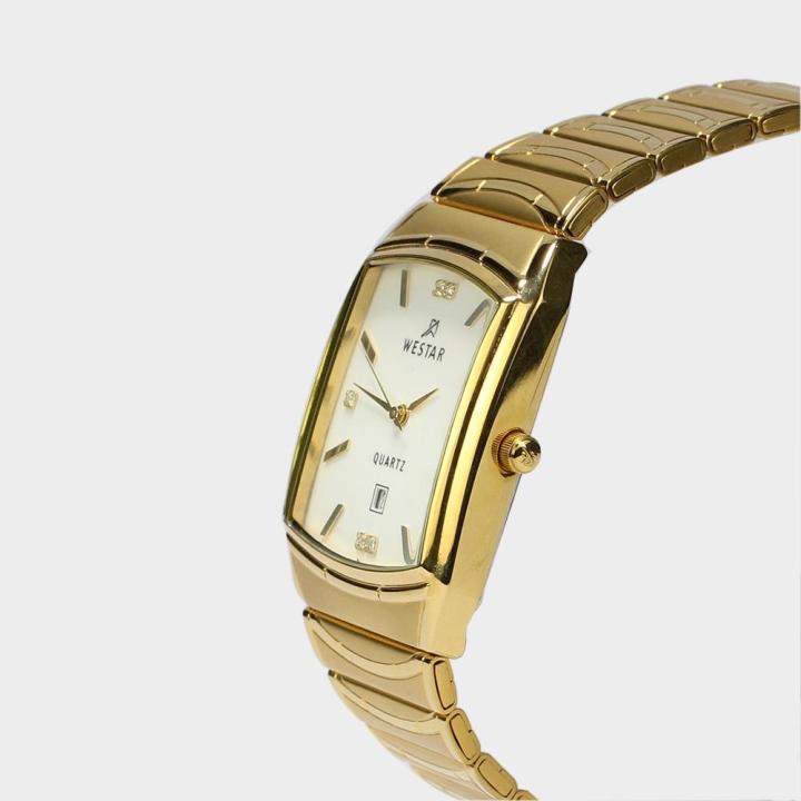 WESTAR%20Ex7085Gpn101%20White%20Dial%20Analog%20Watch%20For%20Men%20-%20Golden%20-%20Image%203