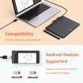 UGEE S640 Graphic Drawing Tablet with Battery-Free Stylus and 10 Express Keys. 