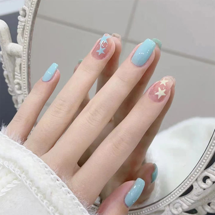 Y2K%20Black%20White%20Star%20Artificial%20Nails%20Full%20Cover%20Short%20False%20Nail%20Removable%20Press%20on%20Nails%20for%20Women%20Girls%20DIY%20Manicure%20Art%20-%20Image%206