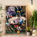 C-Cuphead Hot Video Game Good Quality Prints and Posters Waterproof Paper Sticker Coffee House Bar Posters Wall Stickers. 