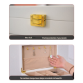 European Style Solid Wood Jewelry Box,Flip-Top Solid Wood Jewelry Box, Large Capacity,Double Layer Jewelry Storage Box A. 