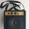 Guitar Amp Small Speaker Black 5W with Back Clip Speaker Guitar Accessories for Acoustic Electric Guitar Accessories Part. 
