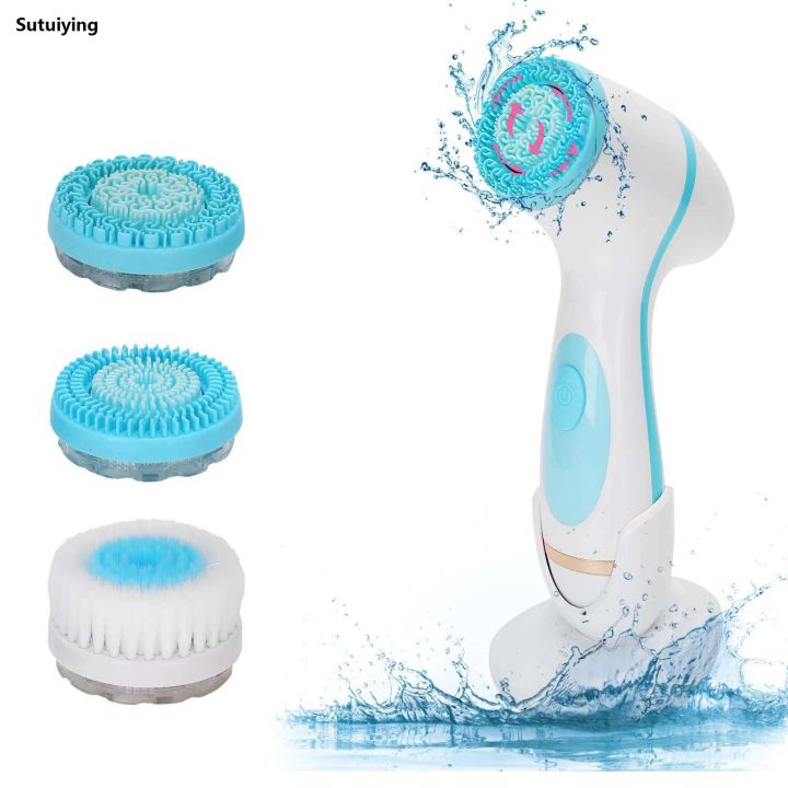 Sutuiying%20Battery%20Operate%20Double%20Rotating%20Soft%20Brush%20Head%20Deeply%20Clean%20Fashion%20Electric%20Silicone%20Facial%20Cleansing%20Brush%20With%203%20Brush%20-%20Image%205