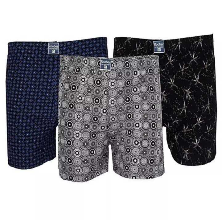 Pack Of 3 Roober Boxer For Men- Multi-Color