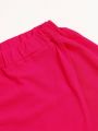 U.S. Polo Assn. Kids Girls Striped Pure Cotton Skorts. 