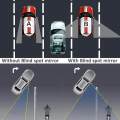 KOBWA Car Rear View Blind Spot Mirror Round Stick-On Convex Mirror Wide Angle View Mirror For Safer Driving-2 Pack. 