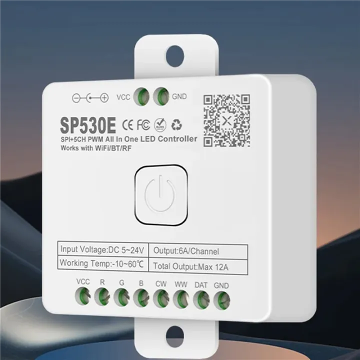 ARELENE%202X%2012-in-1%20Wifi%20LED%20Controller%20SP530E%20PWM%20SPI%20Pixels%20Dimmer%20for%20WS2812B%20WS2811%20RGB%20RGBW%20LED%20Strips%20with%20Voice%20Control%20-%20Image%202