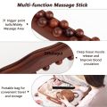 Difutagui Profesional 1Pcs Wood Therapy Lymphatic Drainage Massage Roller Stick High Quality Tool Myofascial Release Tool Stomach Cellulite Massager,Ease Neck Back. 