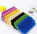 Silicone Mold Ice Tray with and without Cover Ice cube maker Easy Honeycomb Design. 