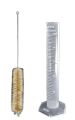 Measuring Cylinder 50ML For Laboratory Use (Polypropyline) With Free Bottle Brush 1 Piece. 