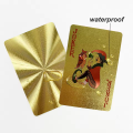 Premium Cards | Luxury 24K Gold Plated Playing Cards | Waterproof Poker Game Set | Magic Wand Foil Deck for Casino, Poker Night, Magic Tricks & Fun Card Games | Durable Plastic with Metallic Shine. 