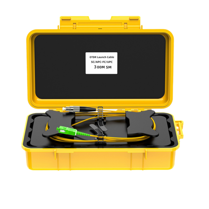 OTDR Launch Cable Box 300M Fiber Optic Ring Transmitter Dead Spot Eliminator OTDR Fiber Optic SC/-FC/UPC